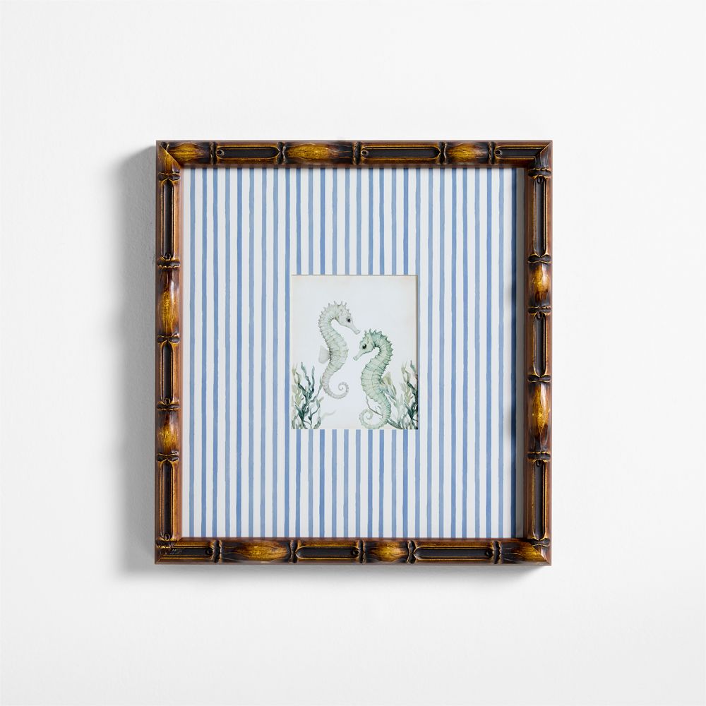 Seahorse Framed Wall Art Print by Jake Arnold