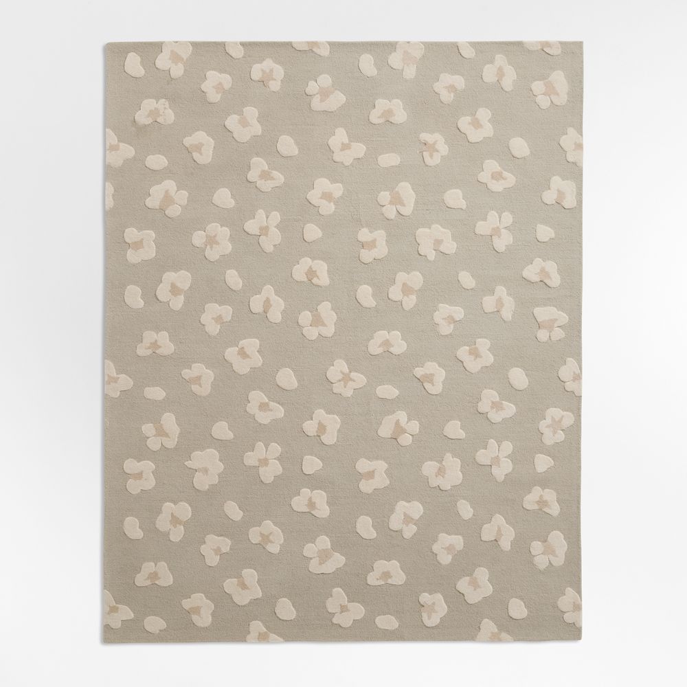 Converse Leopard Wool High/Low Kids Area Rug