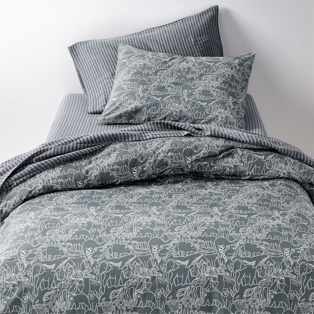 Explorer Animals Organic Cotton Kids Duvet Cover