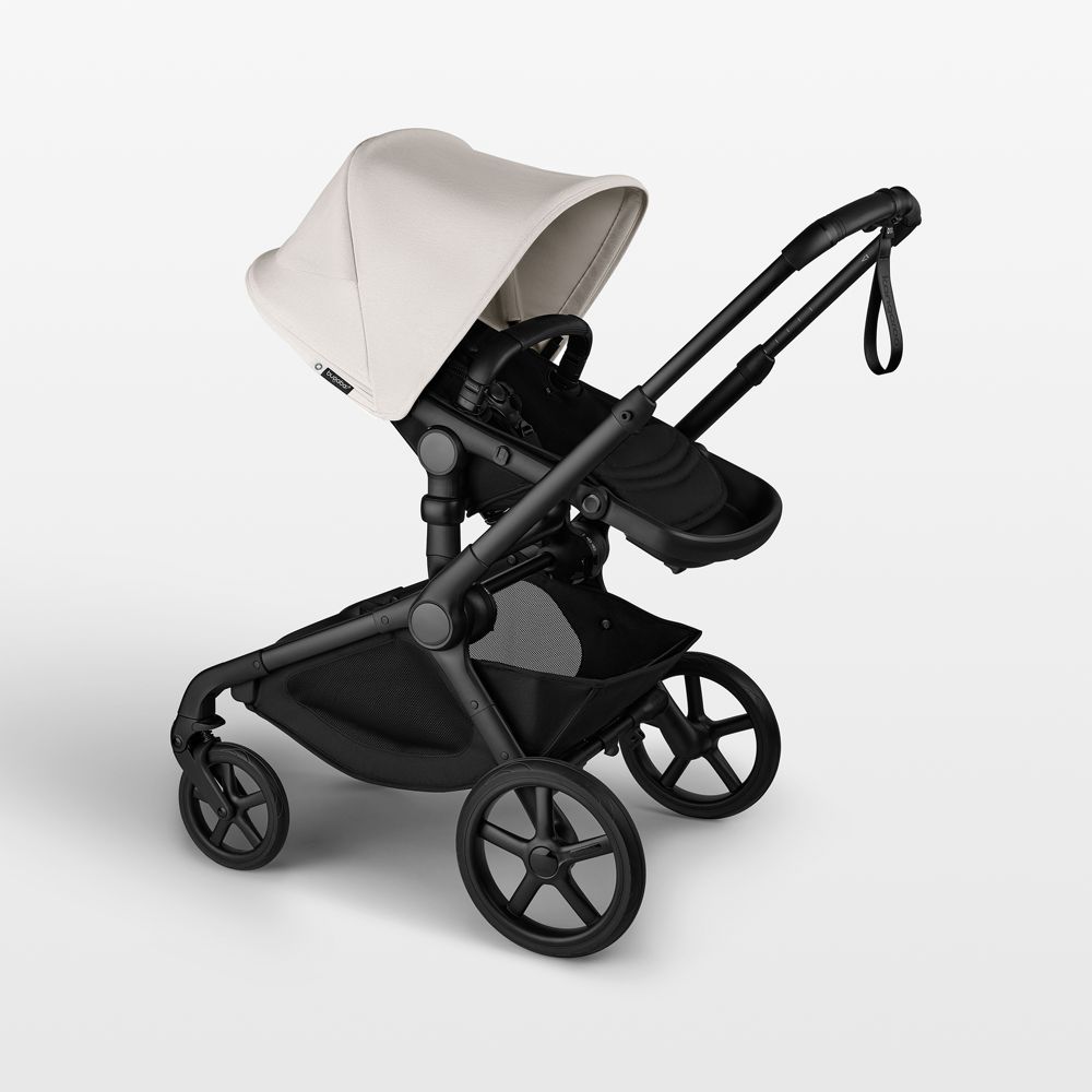 Bugaboo Kangaroo Seat Complete Misty White with Black Frame Baby Stroller