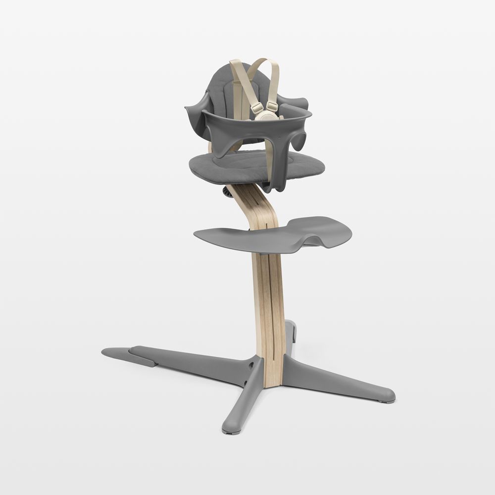 Stokke Nomi Natural/Grey 3-in-1 Convertible Baby High Chair