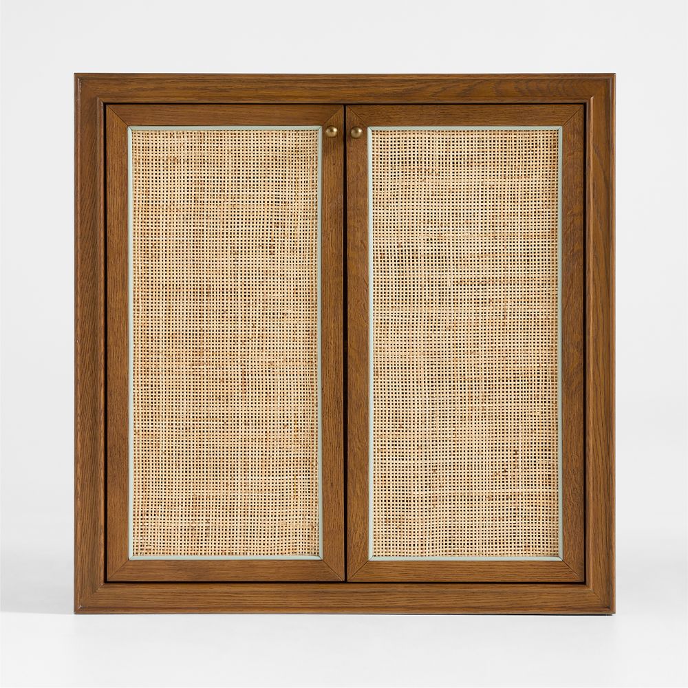 Hawes 32" Modular Oak Wood Kids Bookcase with Door by Jake Arnold