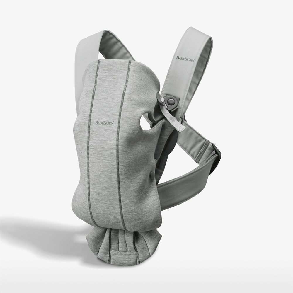 BABYBJÖRN Light Grey Mini 3D Jersey Baby Carrier