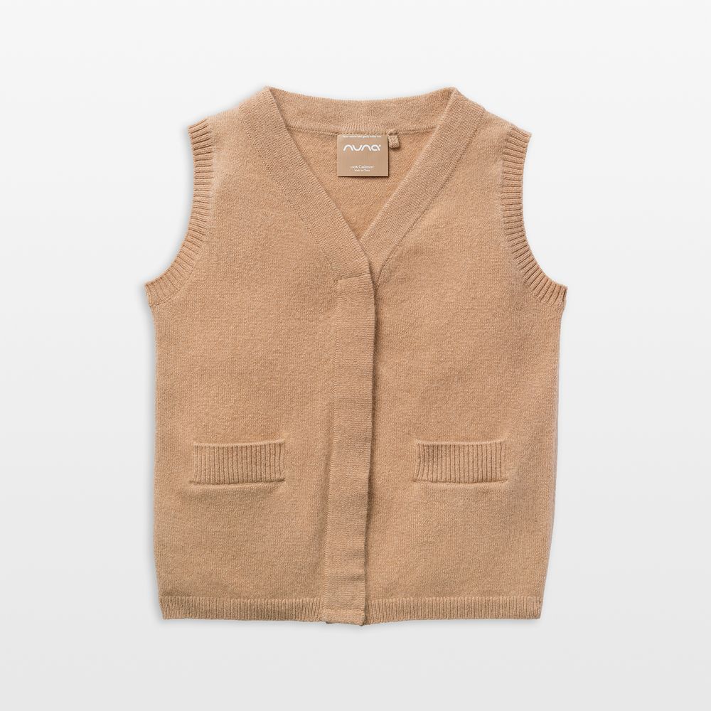 Nuna Tan Cashmere Toddler Vest