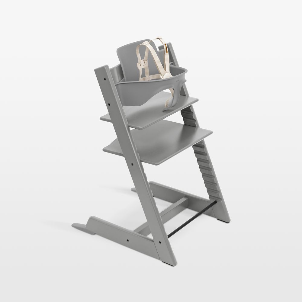 Stokke Tripp Trapp Storm Grey Wood Baby High Chair