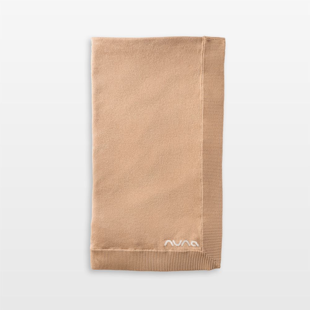 Nuna Tan Cotton Toddler Blanket