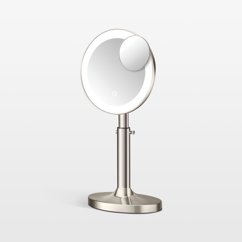 Conair Halo LED Telescope Brushed Nickel Vanity Mirror