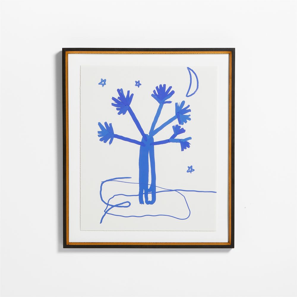 Joshua Tree Black Framed Wall Art Print by Jeremiah Brent