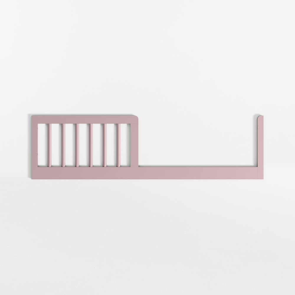 Classic Lilac Rose Wood Toddler Bed Rail