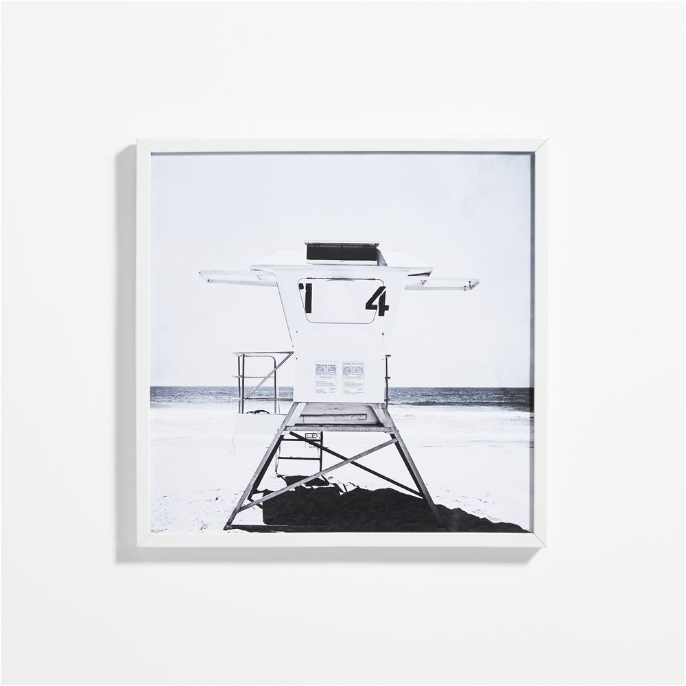 Lifeguard Chair Framed Wall Art