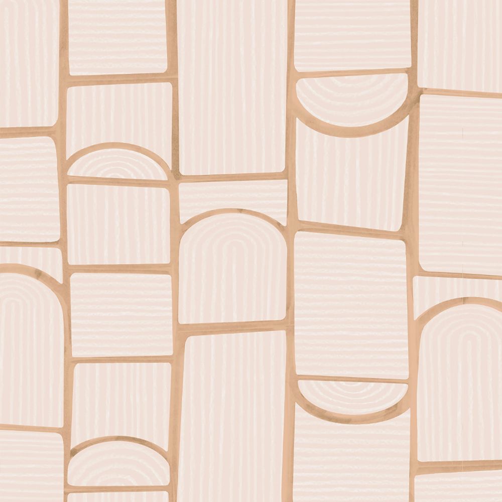 Backdrop Bloomsbury Light Pink Wallpaper
