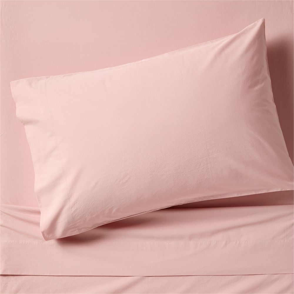 Cozy Cloud Orchid Rose Washed Organic Cotton Kids Sheet Set