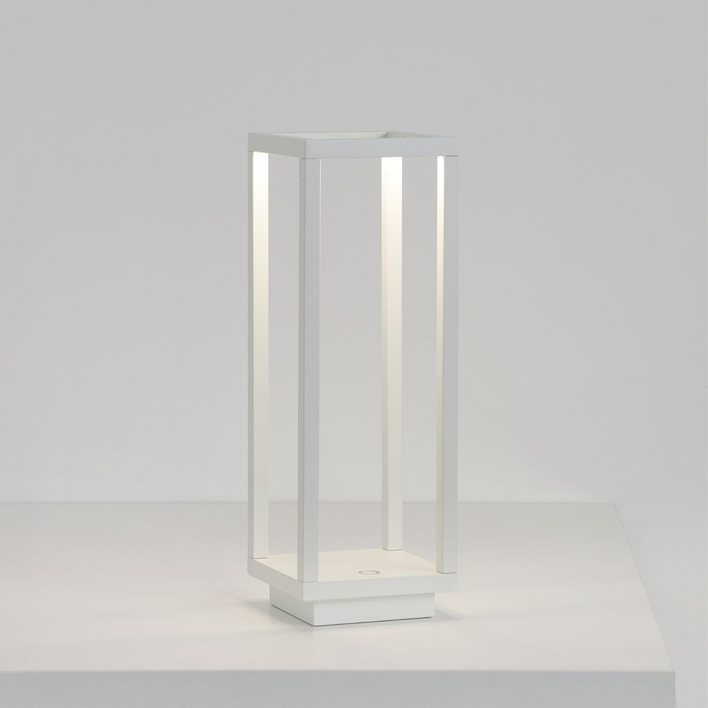 Home White Metal Lamp by Zafferano America 11.6"