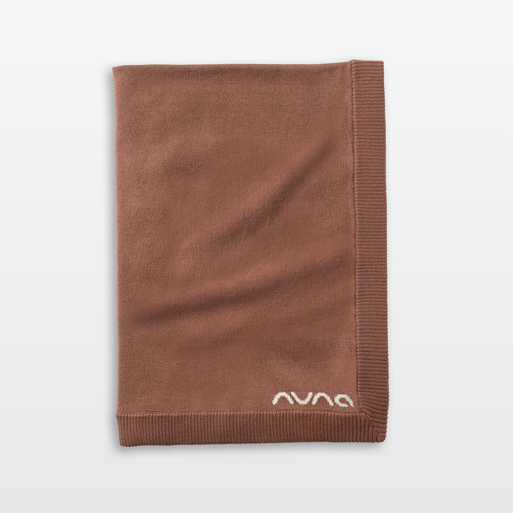 Nuna Sienna Brown Cotton Baby Blanket