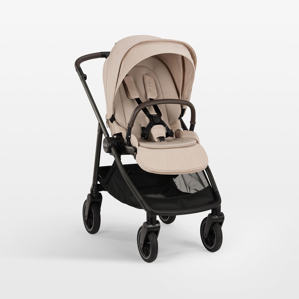 Nuna SWIV Biscotti Brown Lightweight Baby Stroller