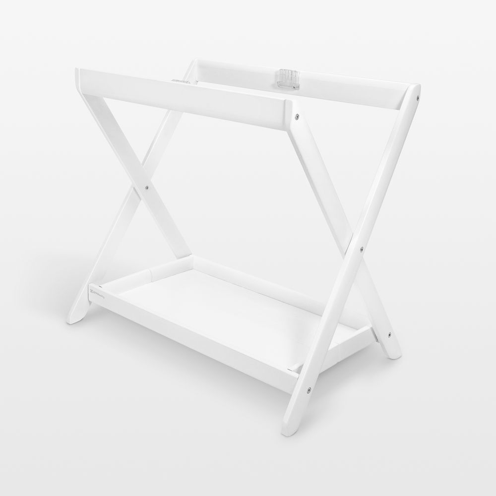 UPPAbaby White Wood Baby Bassinet Stand
