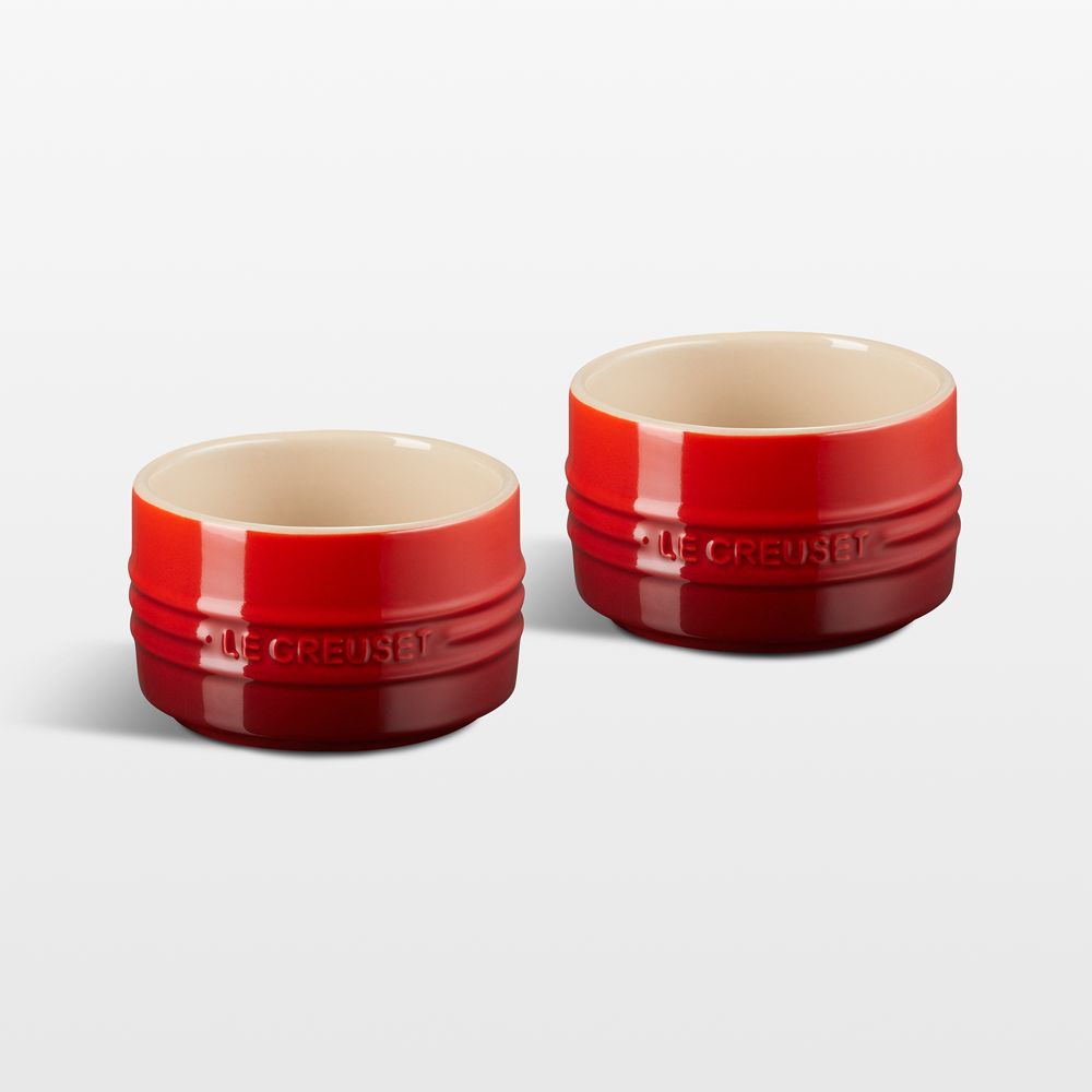 Le Creuset 7-Oz. Cerise Round Ramekin, Set of 2