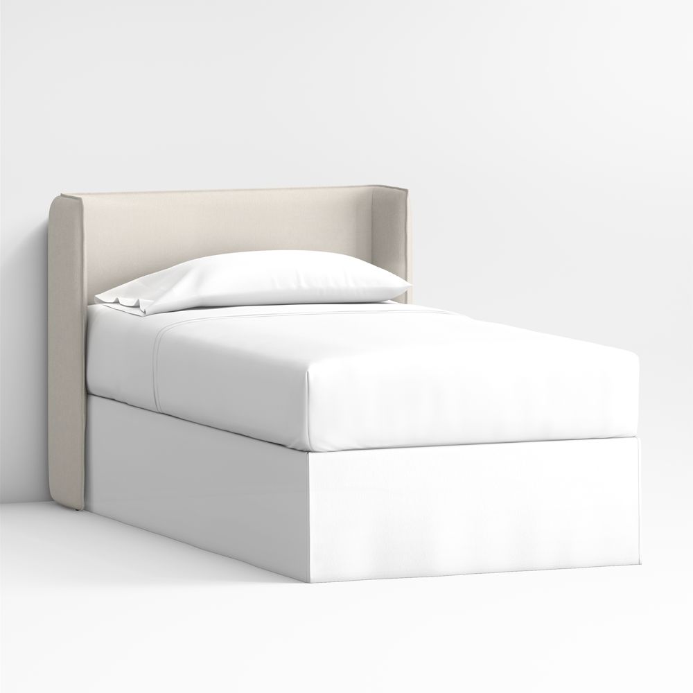 Noa Shelter Cream Upholstered Kids Headboard