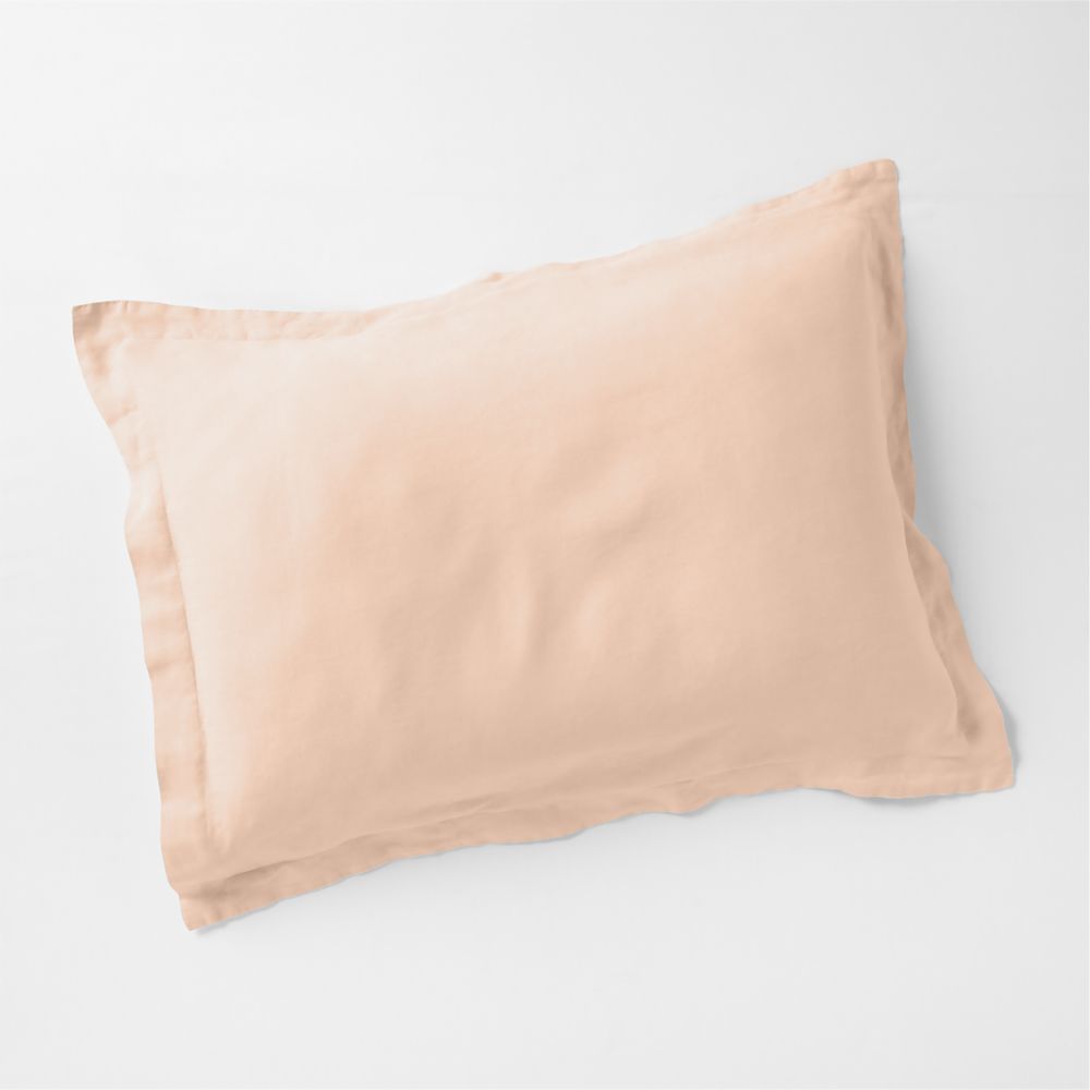 Aire Natural Hemp Elegant Pink Bed Pillow Sham