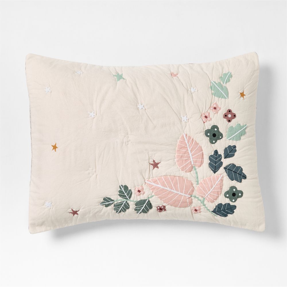 Midnight Moon Organic Cotton Voile Kids Pillow Sham
