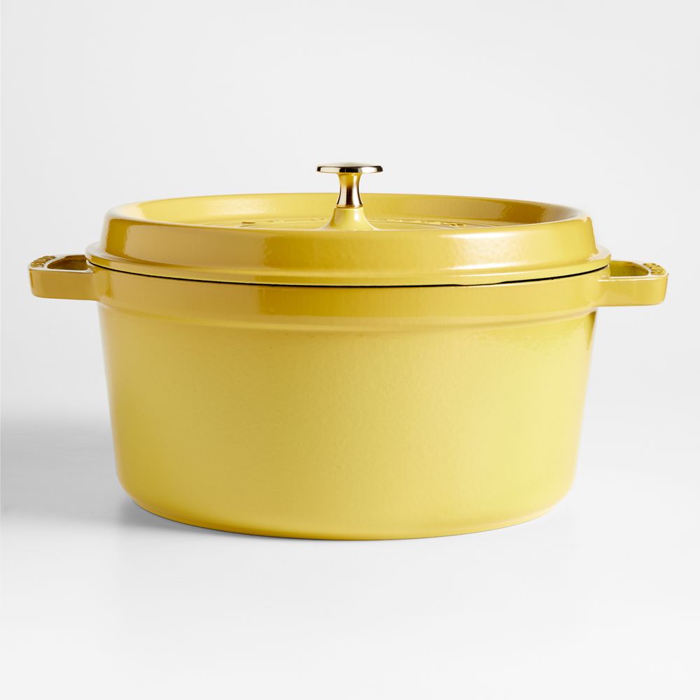 Staub 7-Qt. Citron Round Cocotte
