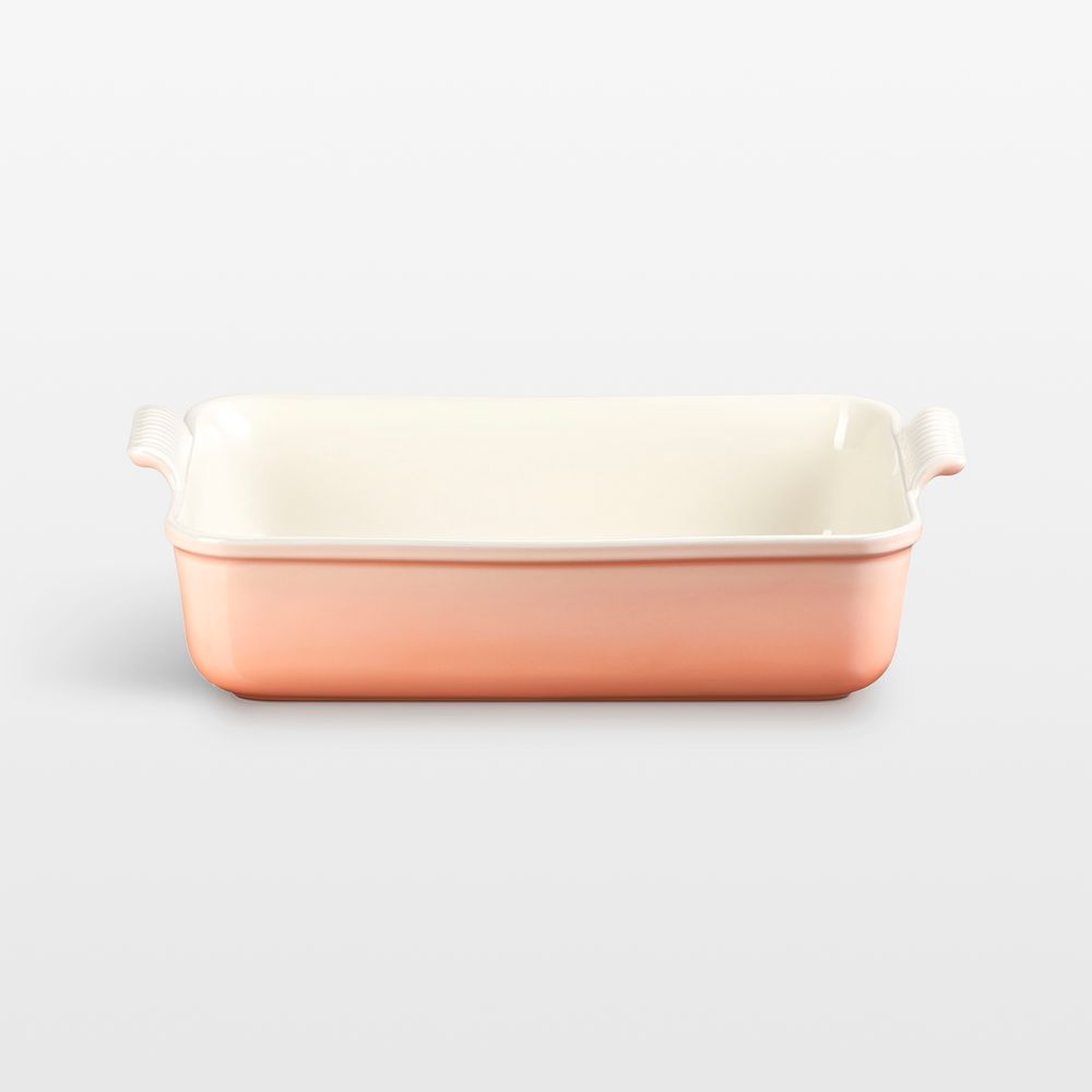 Le Creuset Heritage 6.75-Qt. Peche Deep Rectangular Lasagna Dish