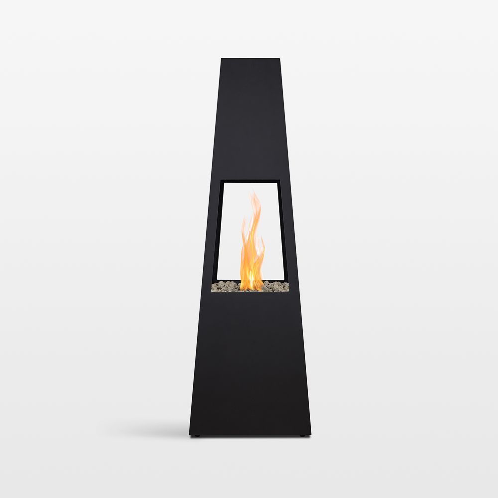 Ferro Metal Chiminea Fire Pit 70.5"