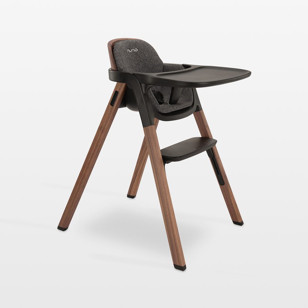 Nuna BRYN Sanderson Black Walnut Wood Baby High Chair