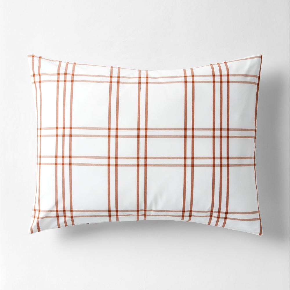 Stax Brown Organic Cotton Kids Pillow Sham