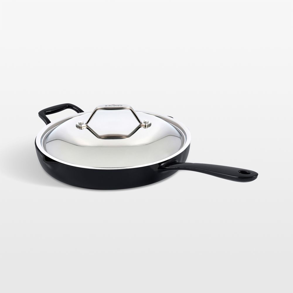 All-Clad Enameled Cast Iron 12" Skillet with Lid