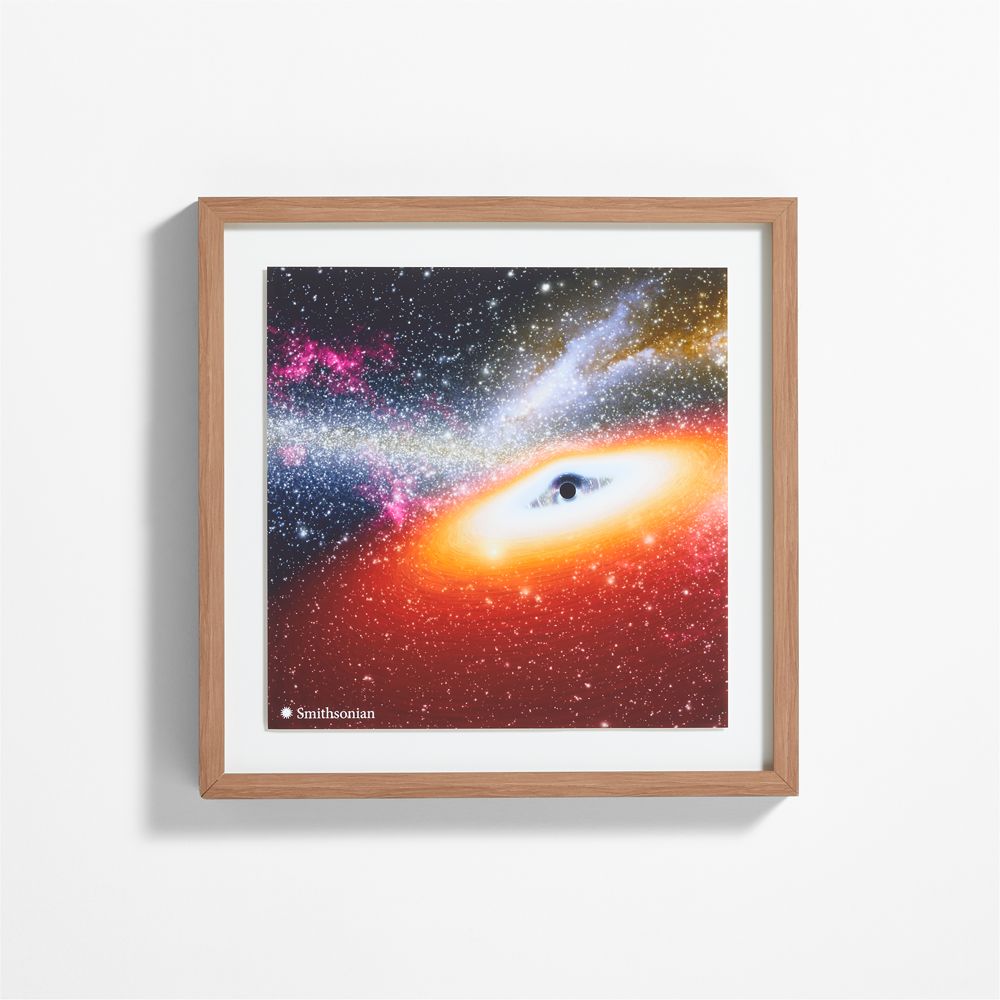 Smithsonian Supermassive Black Hole Framed Wall Art Print