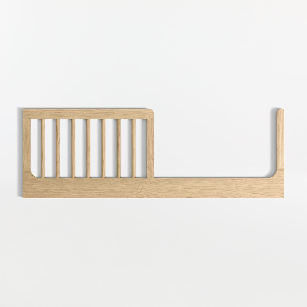 Emery Natural Oak Wood Toddler Bed Rail