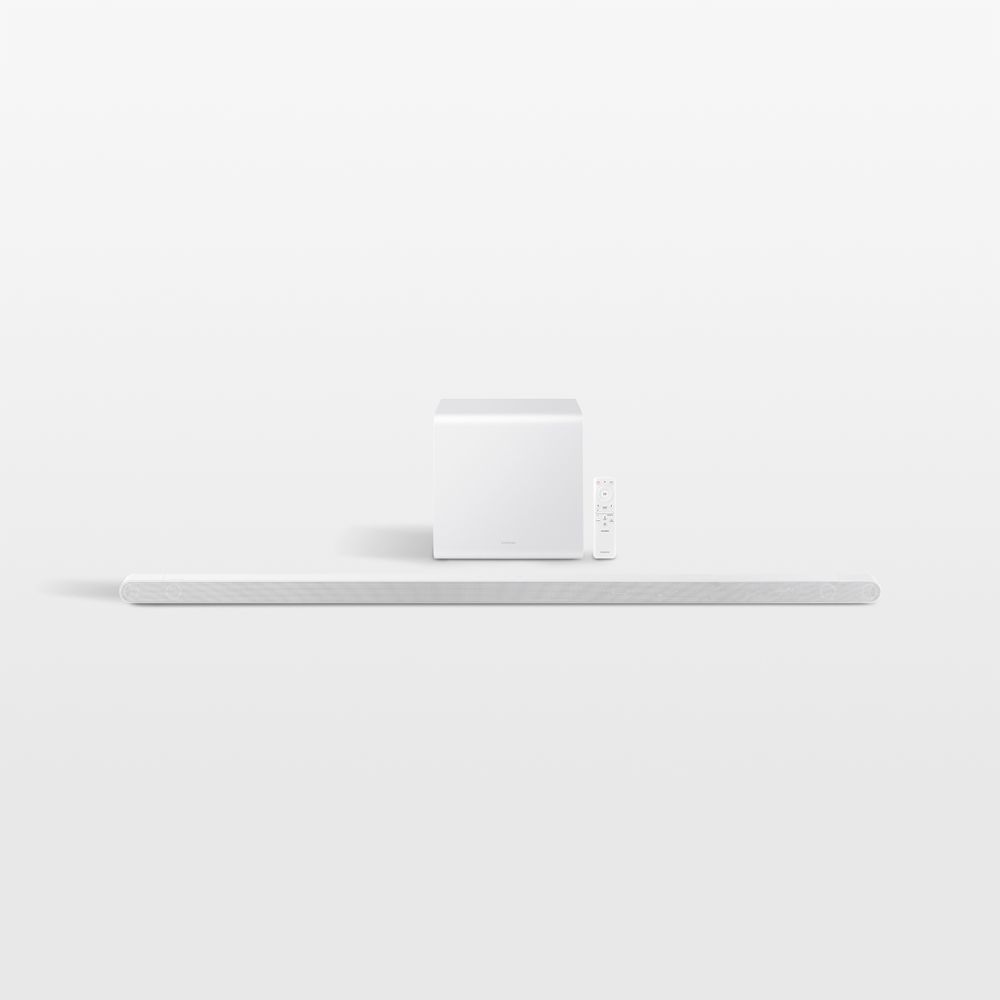 Samsung Ultra-slim 3.1.2ch. Wireless Dolby ATMOS White Soundbar & Subwoofer with Q-Symphony