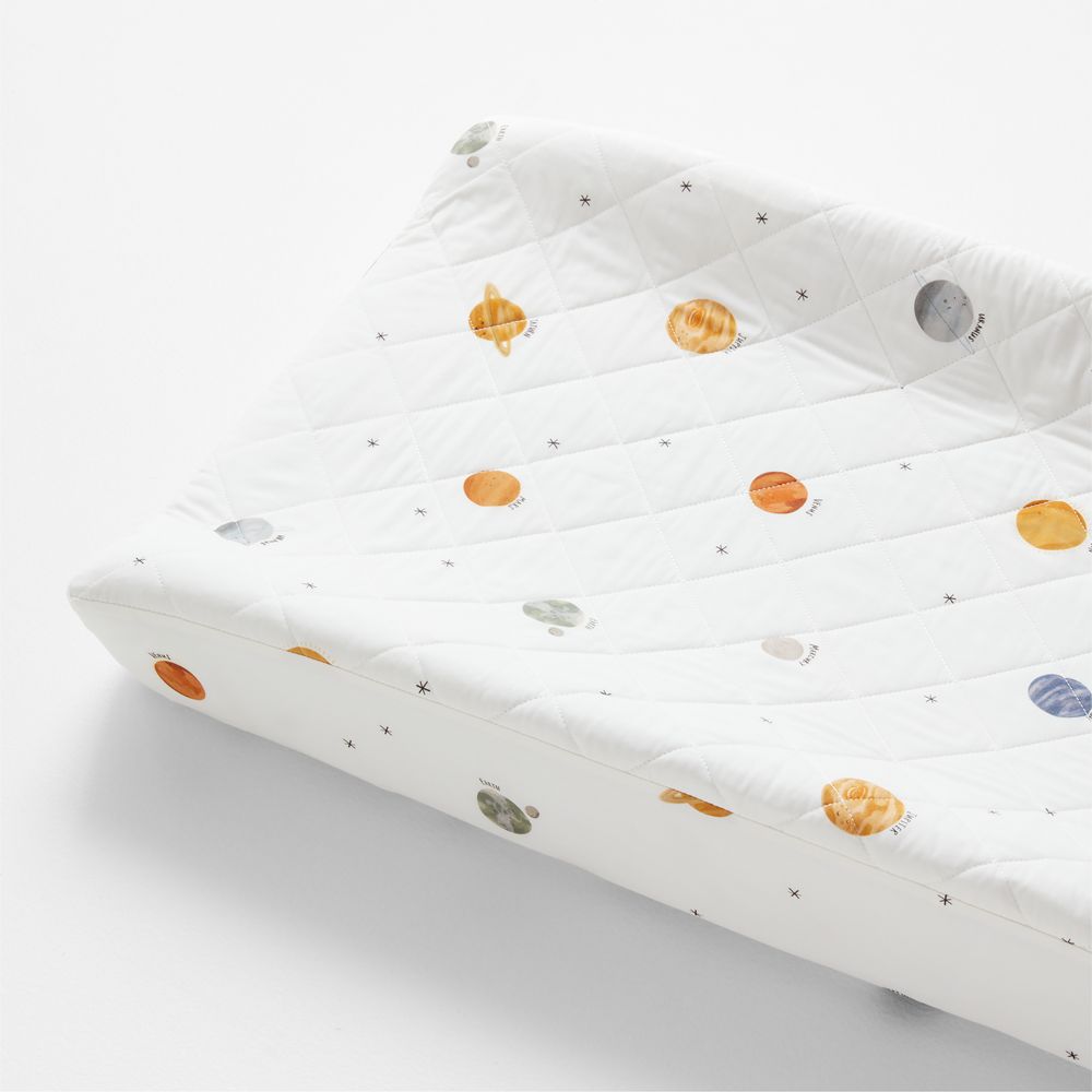 Stay Cool Outer Space Organic Cotton Changing Pad Cover