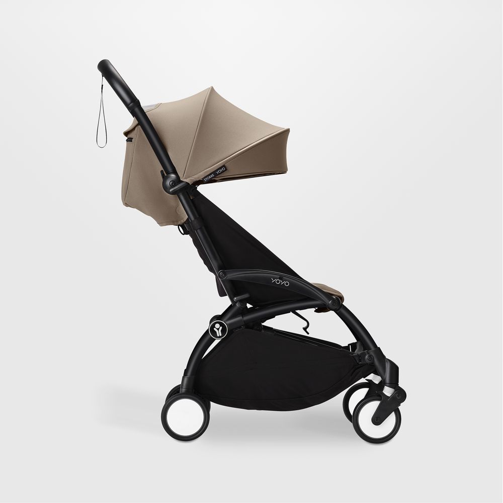 Stokke YOYO³ 6+ Months Taupe on Black Baby Stroller