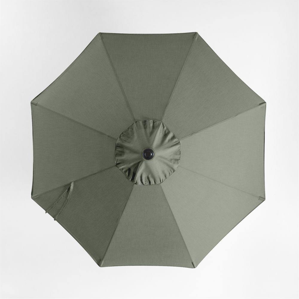 10' Round Sunbrella Cast Sage Outdoor Patio Umbrella Cover