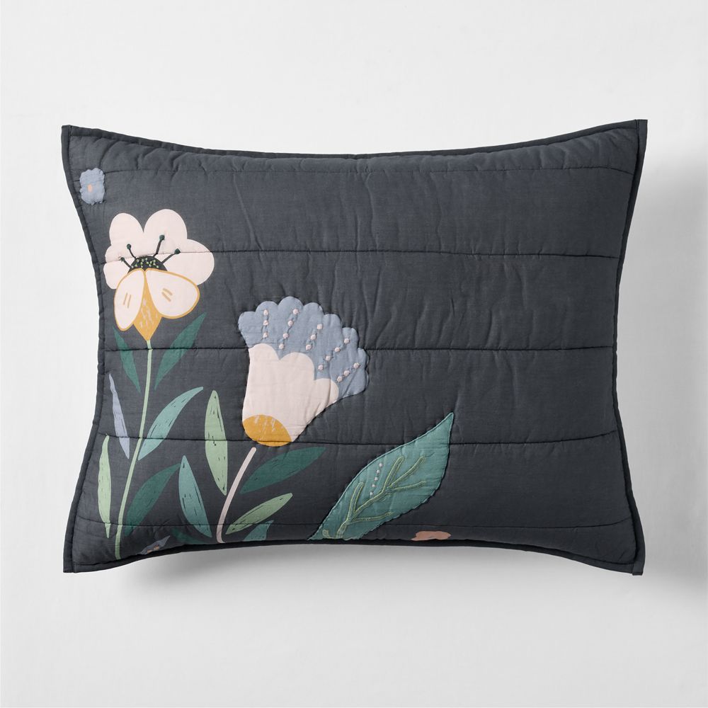 Midnight Marrakech Tiger Organic Cotton Voile Kids Pillow Sham