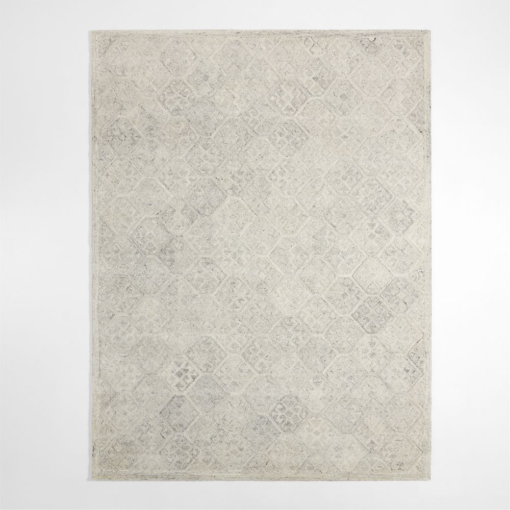 Valencia Wool Handwoven Ivory Area Rug