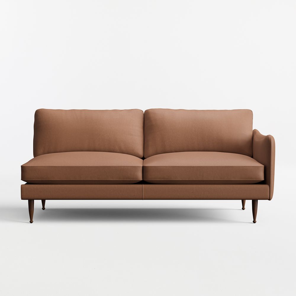 Cosgrove Leather Right-Arm Sofa Sectional Piece