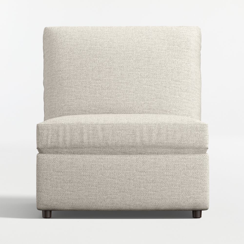 Lounge Stationary Armless Chair Sectional Piece