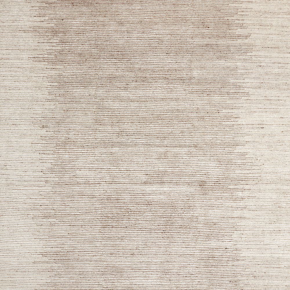 Prague Wool and Viscose Hand-Knotted Ombre Taupe Brown Rug Swatch 12"x18"