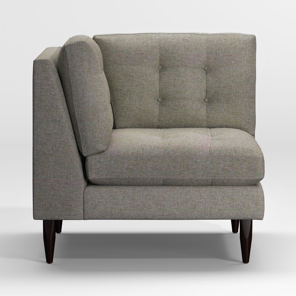 Petrie Midcentury Corner Chair Sectional Piece