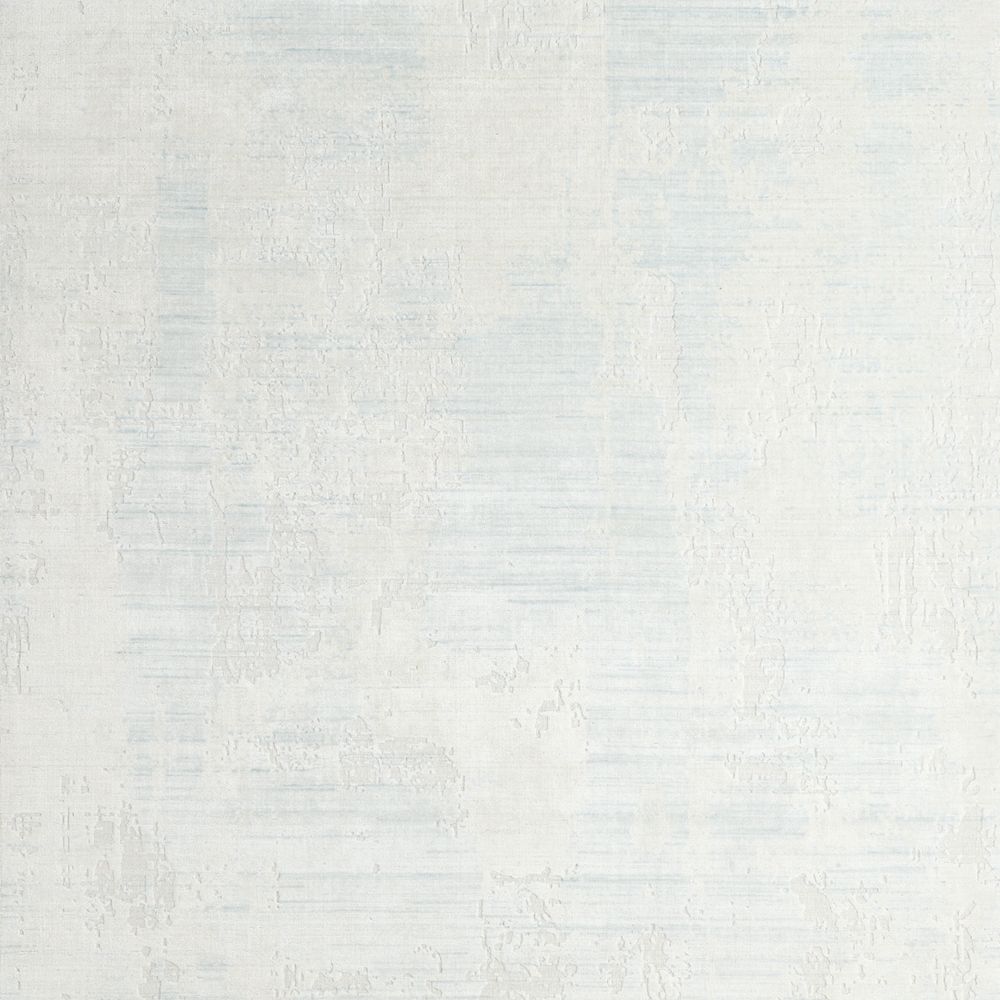 Tottori Viscose Abstract Handwoven Blue Rug Swatch 12"x18"