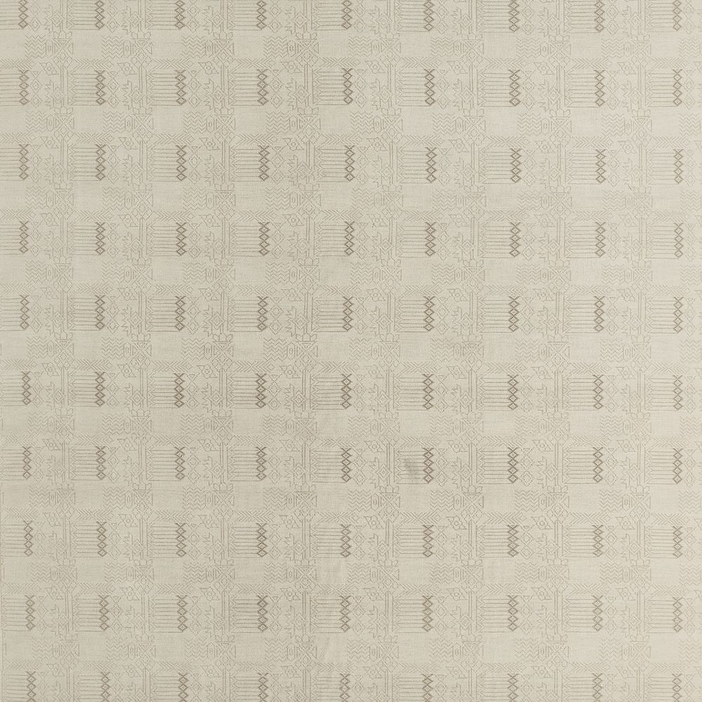 Palma Wool Hand-Knotted Ivory Rug Swatch