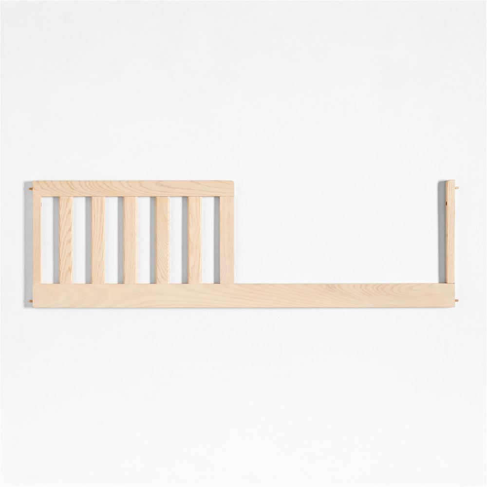 Gemini Sunwashed Ash Wood Toddler Bed Rail