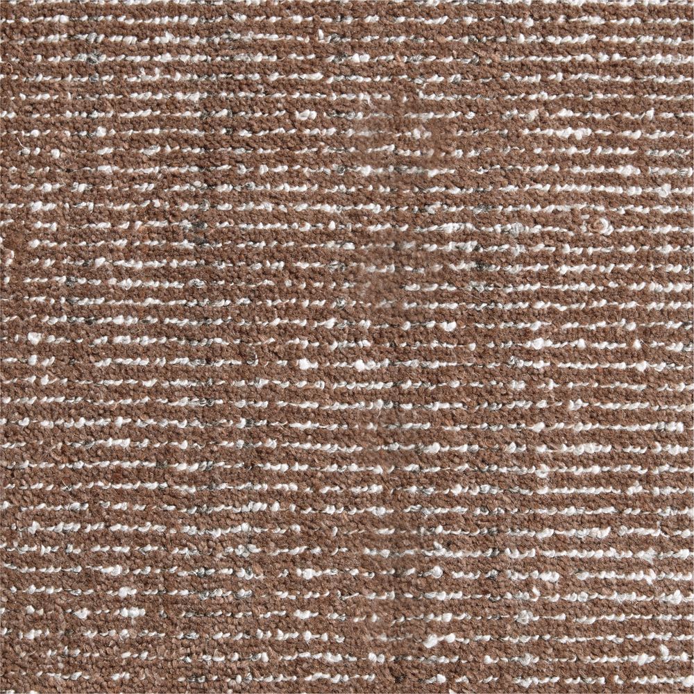 Vienne Wool Blend Handwoven Rust Rug Swatch 12"x18"