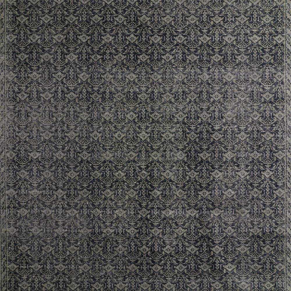 Cannes Wool Traditional Hand-Knotted Blue Rug Swatch 12"x18"