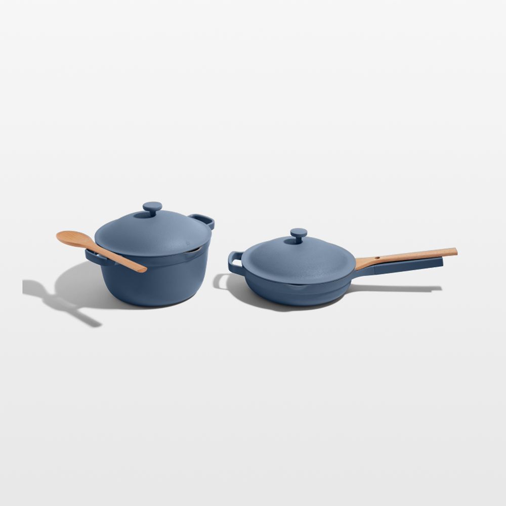 Our Place Blue Salt Ceramic Nonstick Cookware Duo