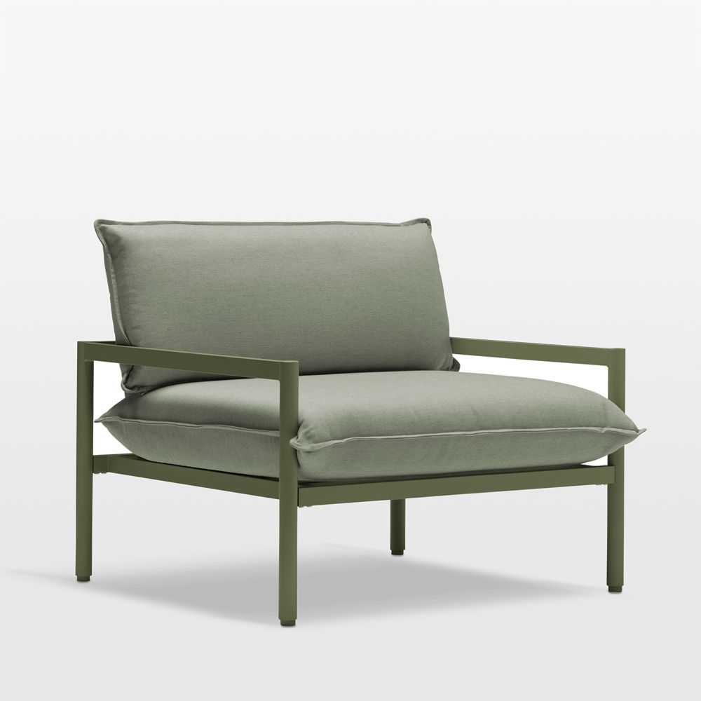 Neighbor Aluminum Outdoor Lounge Chair with Sunbrella Cushions
