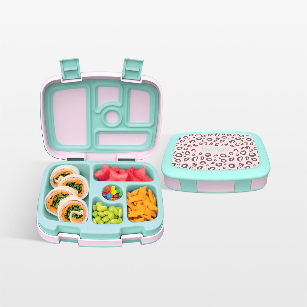 Bentgo Leopard Print Kids Bento Lunch Box
